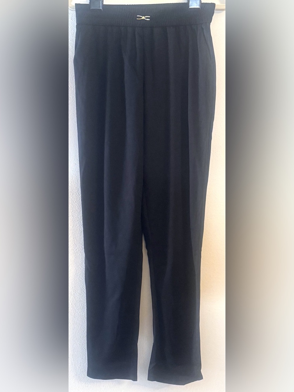 SoftyGrace Women's Black Pull On Straight Leg Relaxed Fit Pants NWT Size Medium - Picture 2 of 8